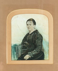 Image of framed portrait of Mrs Watson
