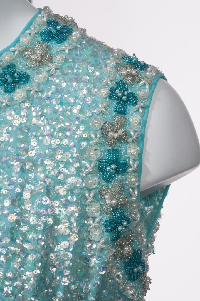 A 1960s gown by Gwen Gillam.