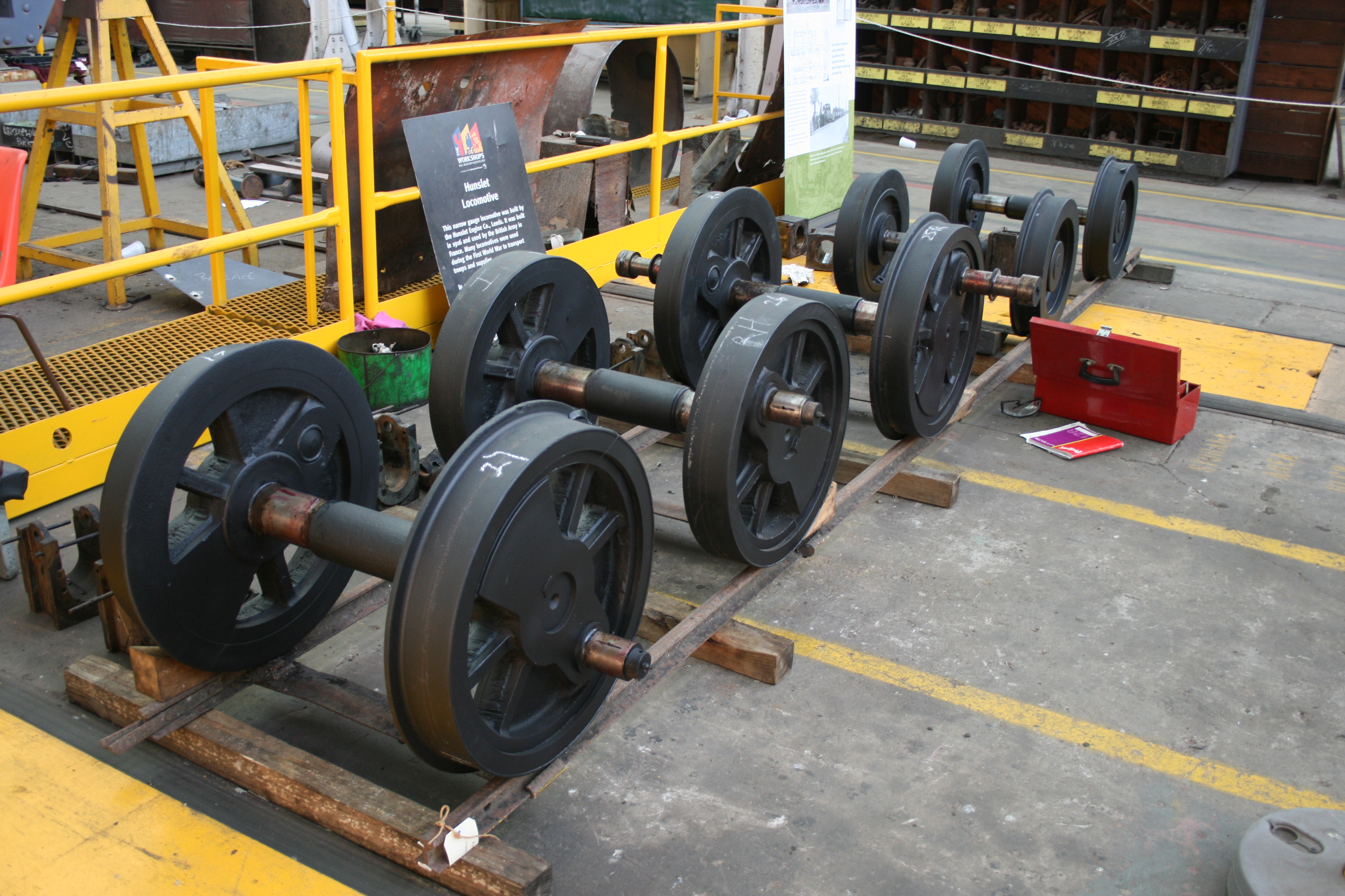 Wheels return from Paint Shop