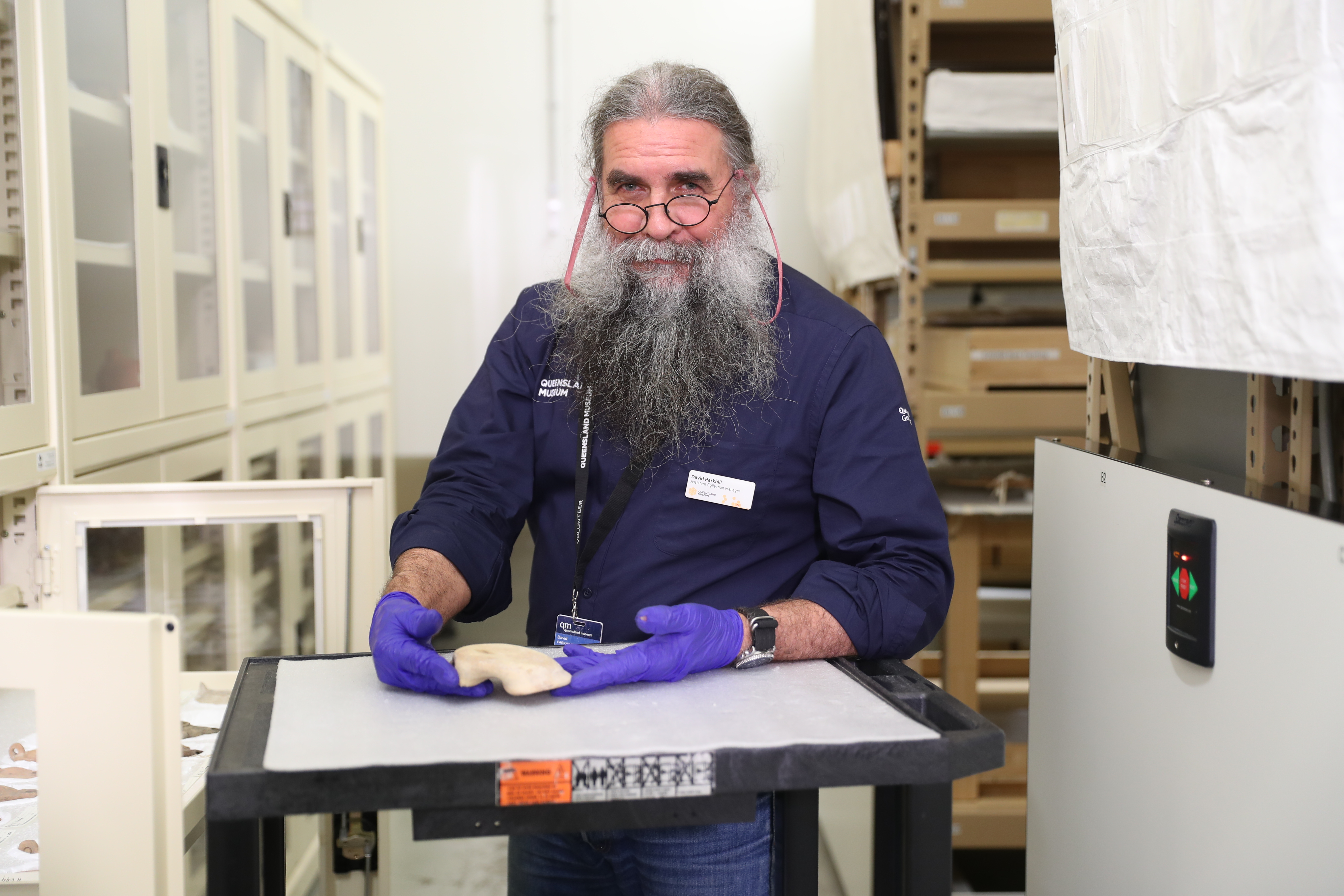 5 minutes with David Parkhill, Assistant Collection Manager of Archaeology