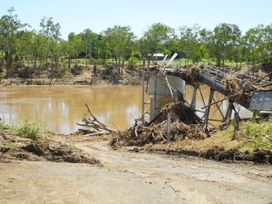 swollen Burnett River