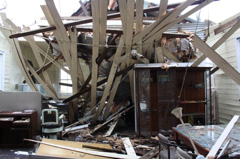 Museum devastation after Cyclone Yasi