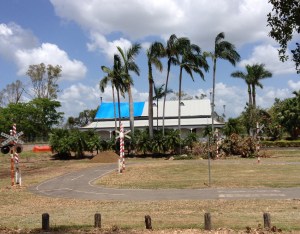 Roof damage in Rockhampton.