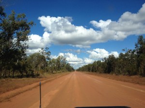 Traveling along the Peninsula Development Road up to Coen.