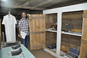 Ewen McPhee at the Underground Hospital Museum, Mt Isa