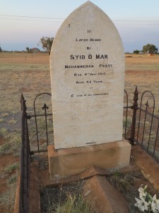Syid O Mar grave in Cloncurry cemetery